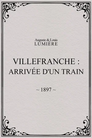 Постер: Villefranche : arrivée d'un train