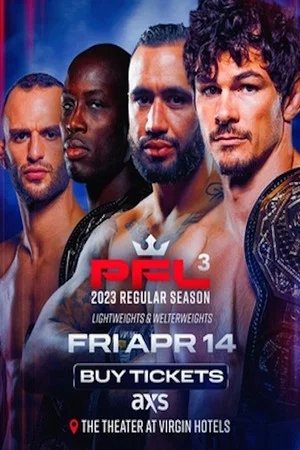 Постер: PFL 2023 #3: Regular Season - Aubin-Mercier vs. Burgos