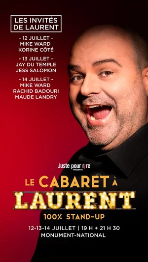 Постер: Cabaret à Laurent Paquin 2019