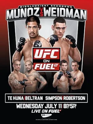 Постер: UFC on Fuel TV 4: Munoz vs. Weidman