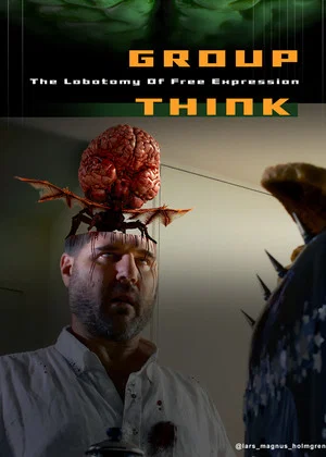Постер: Group Think (Brain Bug)