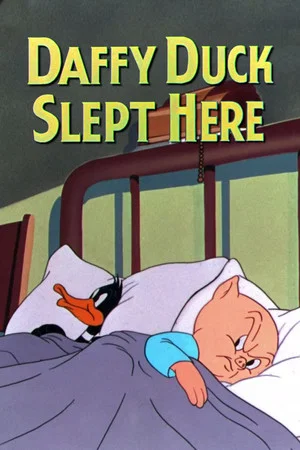 Постер: Daffy Duck Slept Here