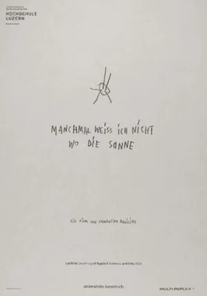Постер: Sometimes i don't know where the sun