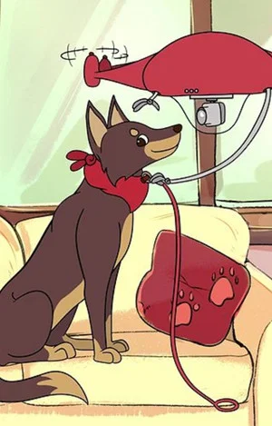 Постер: Dog and Drone