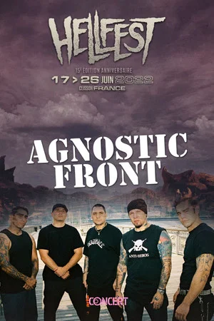 Постер: Agnostic Front - Au Hellfest 2022