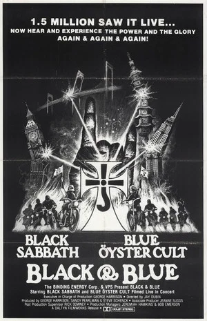 Постер: Black Sabbath & Blue Öyster Cult: Black and Blue