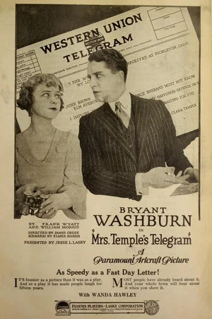 Постер: Mrs. Temple's Telegram