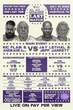 Постер: Jim Crockett Promotions: Ric Flair's Last Match