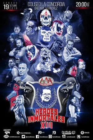 Постер: AAA Héroes Inmortales XIII