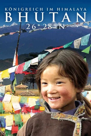 Постер: Bhutan 26° 28° N - Königreich im Himalaya