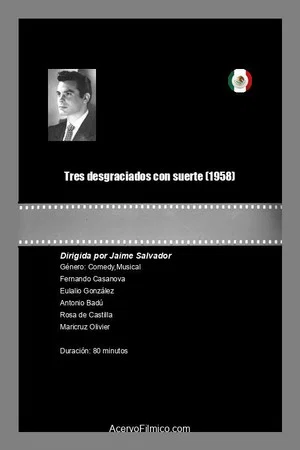 Постер: Tres desgraciados con suerte