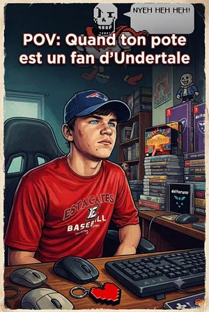 Постер: Quand ton pote est un fan d'Undertale
