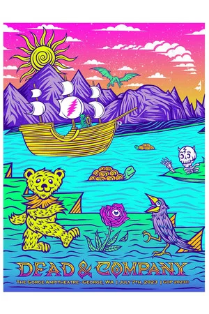 Постер: Dead & Company: 2023-07-07 The Gorge Amphitheatre, George, WA, USA