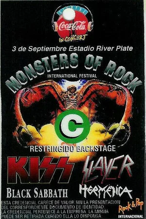 Постер: Black Sabbath. River Plate Stadium Buenos Aries 1994