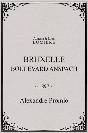Постер: Bruxelles, Boulevard Anspach