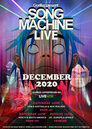 Постер: Gorillaz Present: Song Machine LIVE