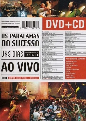 Постер: Os Paralamas do Sucesso - Uns Dias Ao Vivo