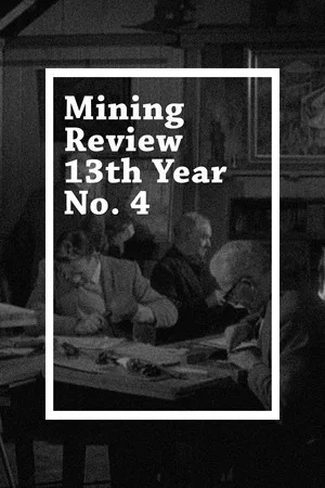 Постер: Mining Review 13th Year No. 4