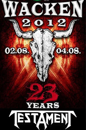 Постер: Testament: Live at Wacken Open Air