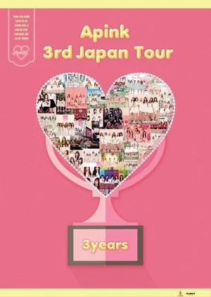 Постер: Apink 3rd Japan Tour ~3years~ At Pacifico Yokohama