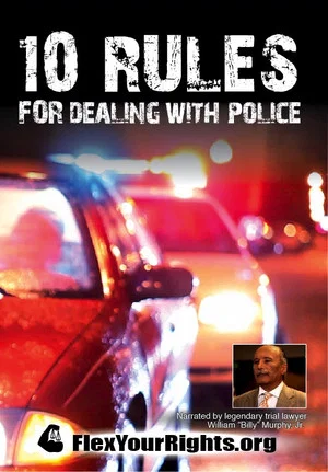Постер: 10 Rules for Dealing with Police