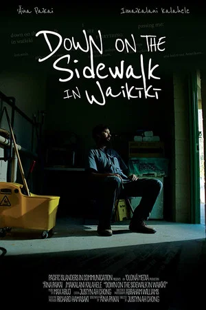 Постер: Down on the Sidewalk in Waikiki