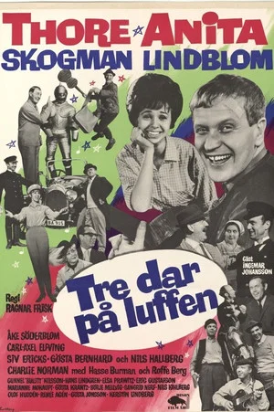 Постер: Tre dar på luffen