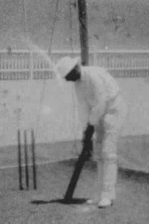 Постер: Prince Ranjitsinhji Practising Batting in the Nets