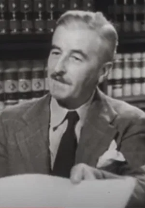 Постер: William Faulkner on his native soil in Oxford, Mississippi