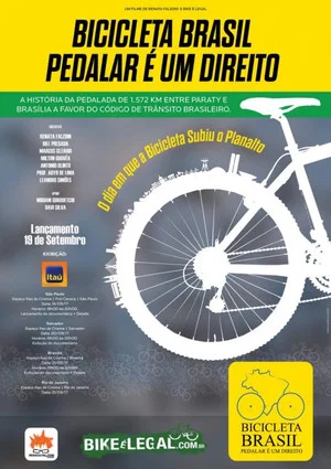 Постер: Bicicleta Brasil - Pedalar é um Direito