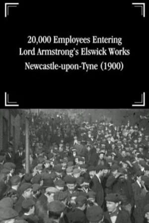 Постер: 20,000 Employees Entering Lord Armstrong's Elswick Works, Newcastle-upon-Tyne