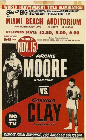 Постер: Cassius Clay vs. Archie Moore