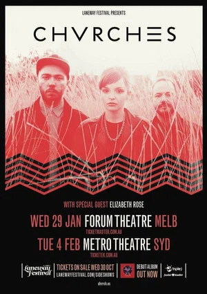 Постер: CHVRCHES: Live at the Forum