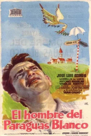 Постер: El hombre del paraguas blanco