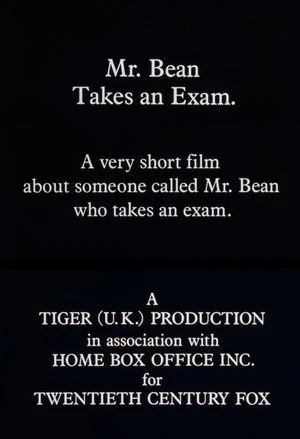 Постер: Mr. Bean Takes an Exam