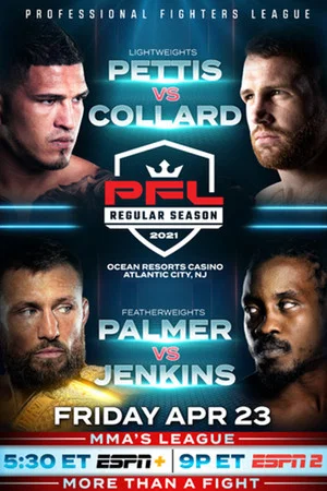 Постер: PFL 2021 #1: Regular Season - Pettis vs. Collard