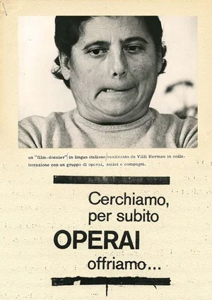 Постер: Cerchiamo per subito operai, offriamo...
