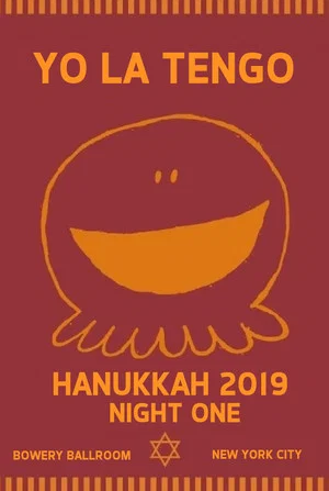 Постер: Yo La Tengo: Hanukkah 2019 - Night One