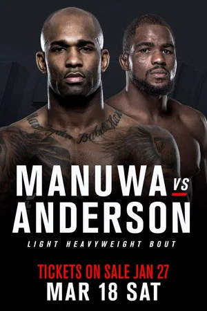 Постер: UFC Fight Night 107: Manuwa vs. Anderson