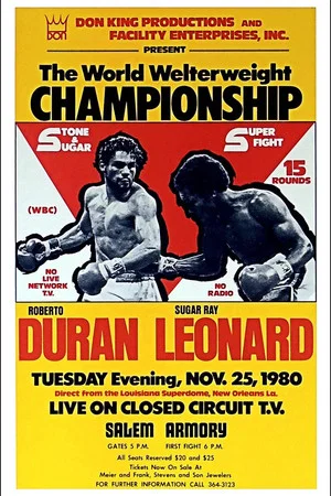 Постер: Roberto Duran vs. Sugar Ray Leonard II