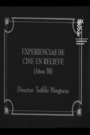 Постер: Film experiences in relief (1930s)