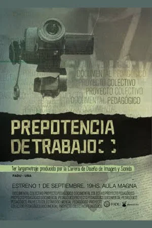 Постер: Prepotencia de trabajo