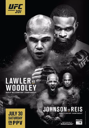 Постер: UFC 201: Lawler vs. Woodley