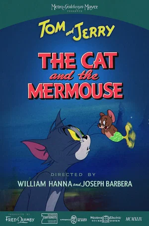 Постер: Кот и мышь-русалка
