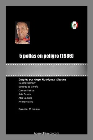 Постер: 5 pollas en peligro