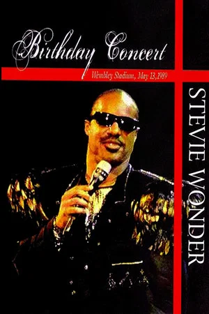 Постер: Stevie Wonder - Live at Wembley Stadium - London England 1989