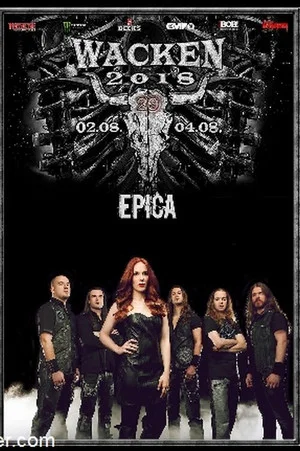 Постер: Epica - Live Open Air At Wacken 2018