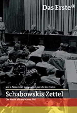 Постер: Schabowskis Zettel - Die Nacht, als die Mauer fiel