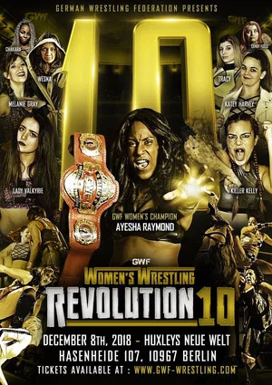 Постер: GWF. Women Wrestling Revolution 10
