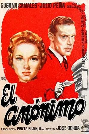 Постер: El anónimo